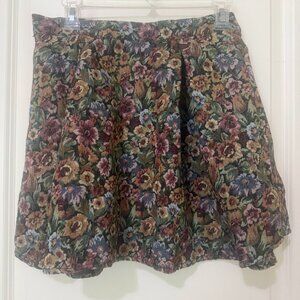 bcbg floral flirty skirt